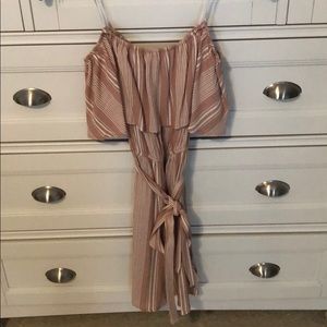 Off the shoulder mini dress